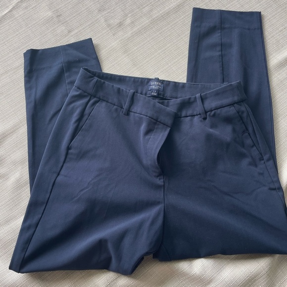 Women's Navy J.Crew Ruby Chino Dress Pants - Sz. 12 - Picture 3 of 3